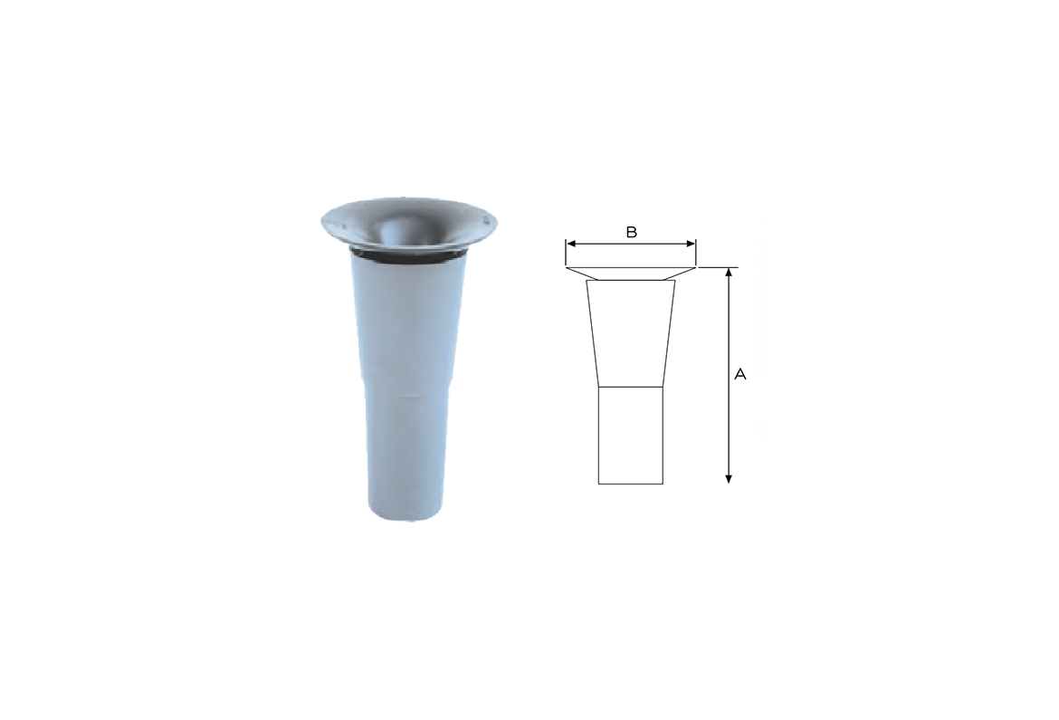 Plastik Kısa Şemsiye Nozul