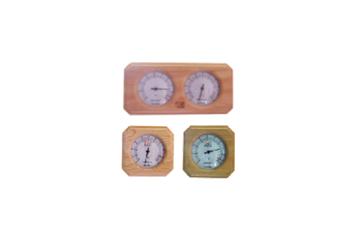 Sauna Ahşap Termometre ve Higrometre
